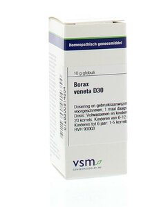 Borax D30  10 gram globuli van VSM