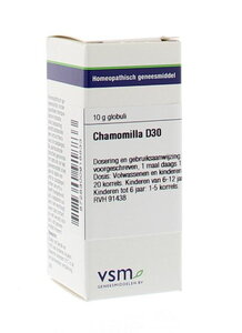 Chamomilla D30 globuli 10 gram VSM