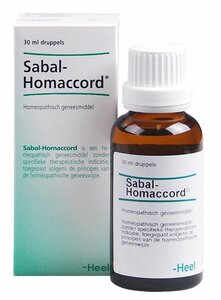 Sabal Homaccord 30 ml van Heel