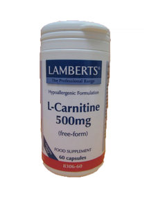 L-carnitine 60 capsules van Lamberts