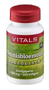 Teunisbloemolie 1 pot met 100 capsules van Vitals